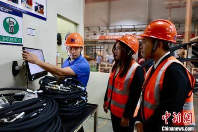 東盟留學生廣西"取經" 校企攜手培養"訂單班"國際工匠